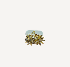 Luxury Crystal Starburst Statement Stud Earrings