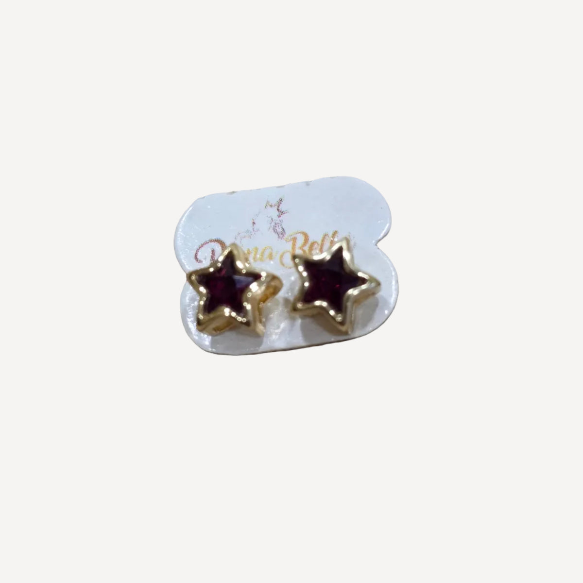 Luxury Faceted Crystal Star Stud Earrings