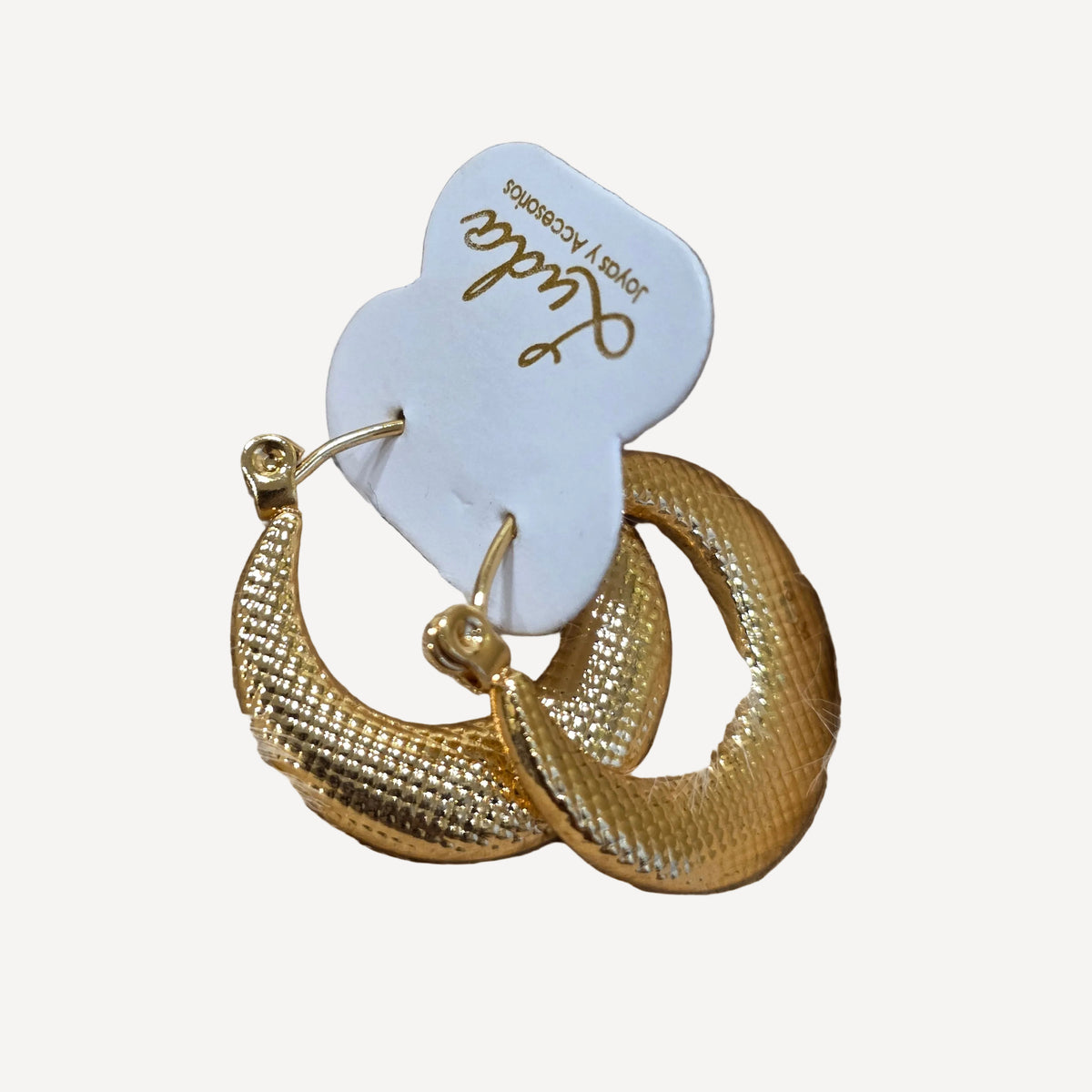 Luxury Textured Mesh Graduated Chunky Hoop Earrings