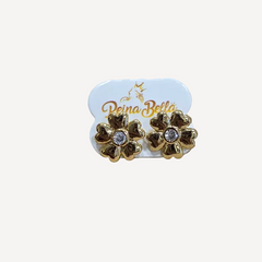 Luxury Faceted Crystal Star Stud Earrings